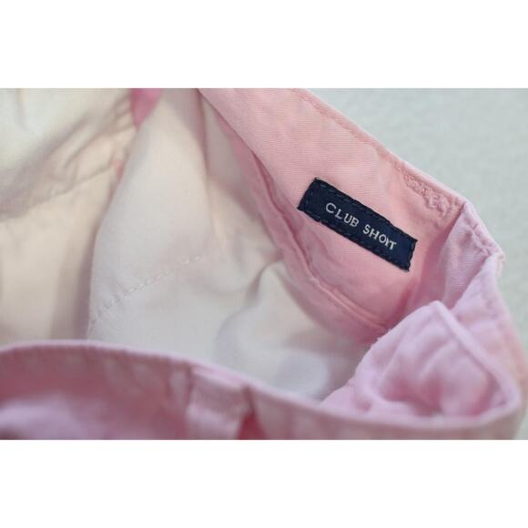 Vineyard Vines Club Golf Khaki Shorts Whale Pink Flat Athetic Mens Sz 28 - Picture 6 of 7